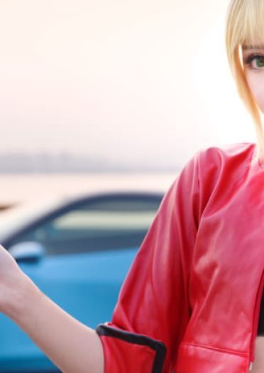 吾王和暴君 我选法拉利 fgo 尼禄&saber cosplay