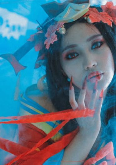 倾国倾城 网易手游阴阳师 红叶鬼女cosplay(1)