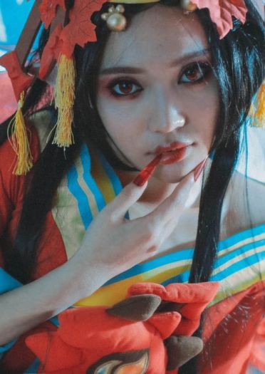 倾国倾城 网易手游阴阳师 红叶鬼女cosplay(1)