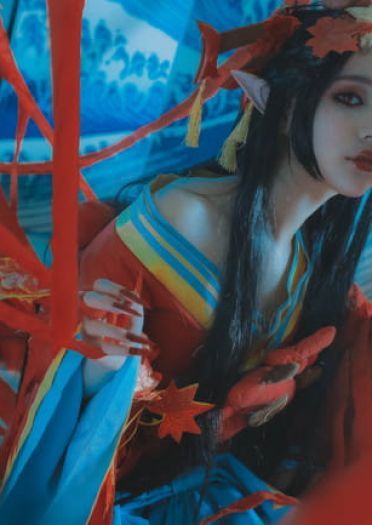 倾国倾城 网易手游阴阳师 红叶鬼女cosplay(1)