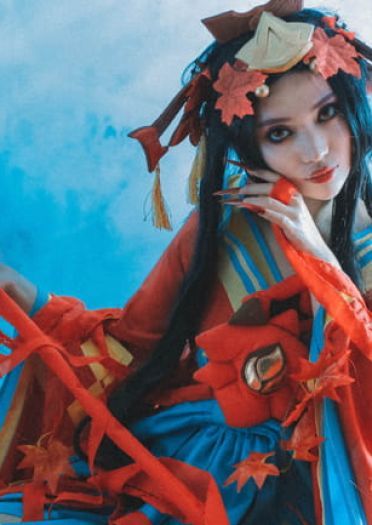倾国倾城 网易手游阴阳师 红叶鬼女cosplay(1)