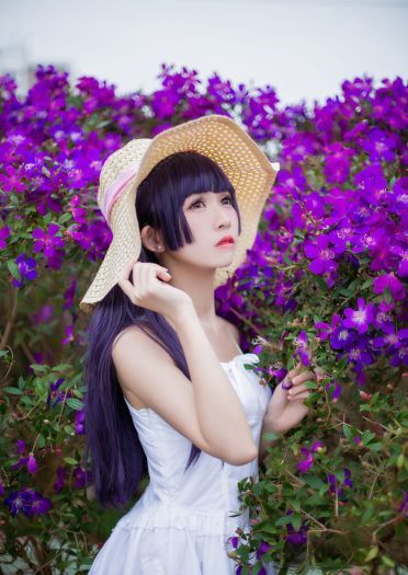 我的妹妹不可能那么可爱 五更琉璃黑猫白裙COS