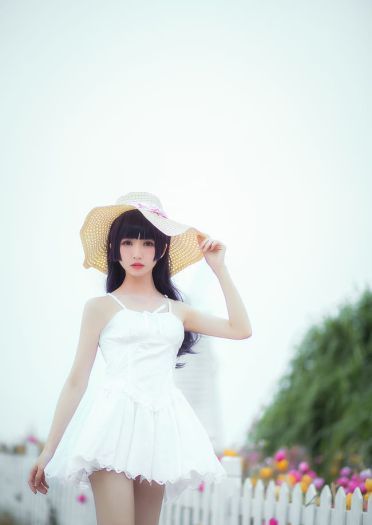 我的妹妹不可能那么可爱 五更琉璃黑猫白裙COS