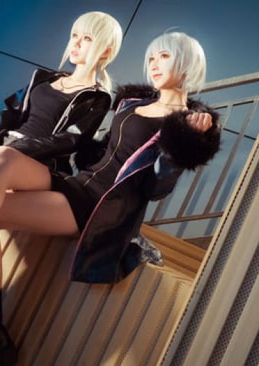 英法黑恶势力登场 黑saber&黑贞德 cosplay