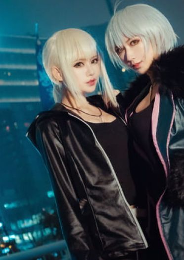 英法黑恶势力登场 黑saber&黑贞德 cosplay