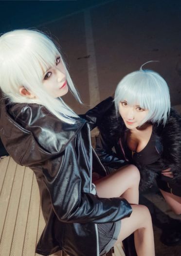 英法黑恶势力登场 黑saber&黑贞德 cosplay