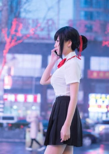 你的名字 宫水三叶&立花泷 cosplay(1)