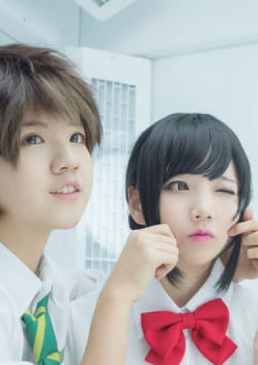 你的名字 宫水三叶&立花泷 cosplay(1)