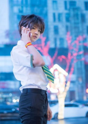 你的名字 宫水三叶&立花泷 cosplay(1)