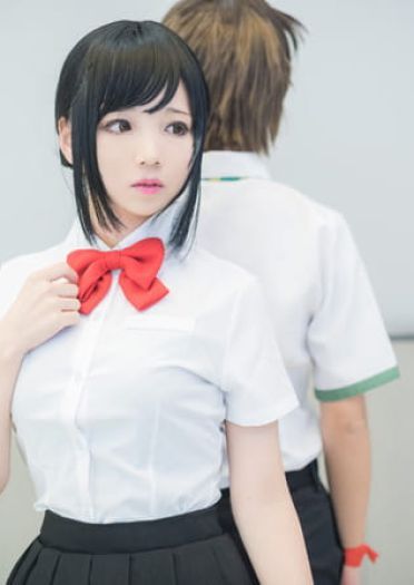 你的名字 宫水三叶&立花泷 cosplay(1)