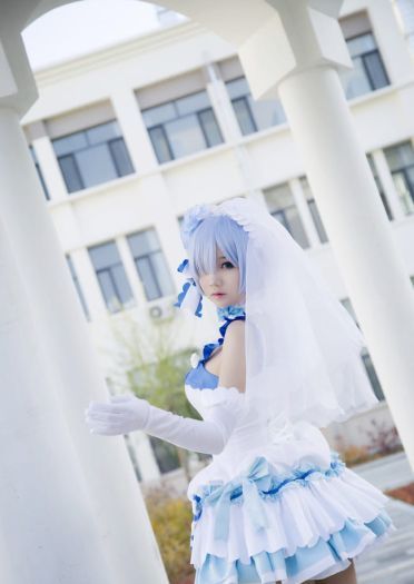 Re：从零开始的异界生活 花嫁蕾姆 cosplay