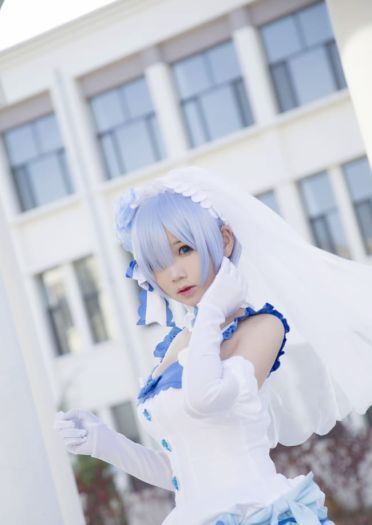 Re：从零开始的异界生活 花嫁蕾姆 cosplay