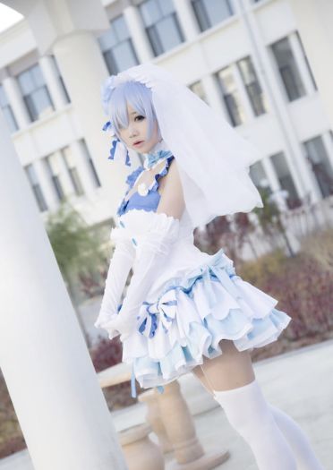 Re：从零开始的异界生活 花嫁蕾姆 cosplay