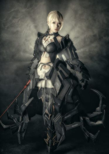 超帅黑saber Saber alterCOSPLAY