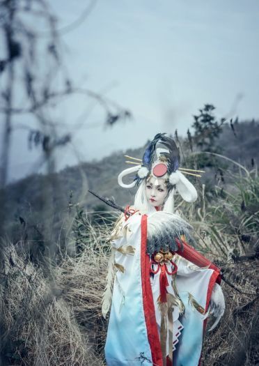 网易手游阴阳师 姑获鸟 金鸾鹤 cosplay(1)