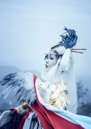 网易手游阴阳师 姑获鸟 金鸾鹤 cosplay(1)