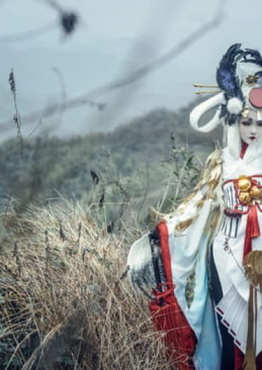 网易手游阴阳师 姑获鸟 金鸾鹤 cosplay(1)