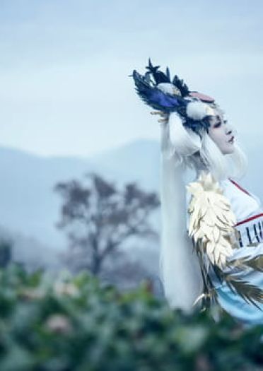 网易手游阴阳师 姑获鸟 金鸾鹤 cosplay(1)