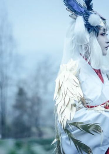 网易手游阴阳师 姑获鸟 金鸾鹤 cosplay(1)