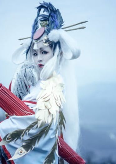 网易手游阴阳师 姑获鸟 金鸾鹤 cosplay(1)