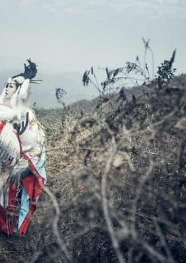 网易手游阴阳师 姑获鸟 金鸾鹤 cosplay(1)
