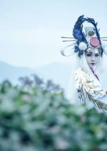 网易手游阴阳师 姑获鸟 金鸾鹤 cosplay(1)