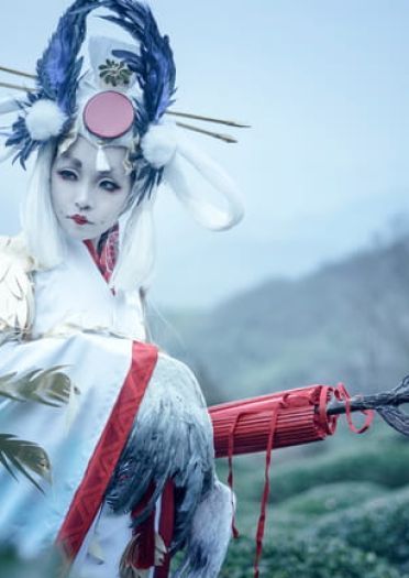 网易手游阴阳师 姑获鸟 金鸾鹤 cosplay(1)