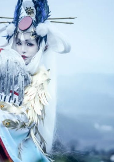 网易手游阴阳师 姑获鸟 金鸾鹤 cosplay(1)