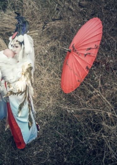 网易手游阴阳师 姑获鸟 金鸾鹤 cosplay(1)