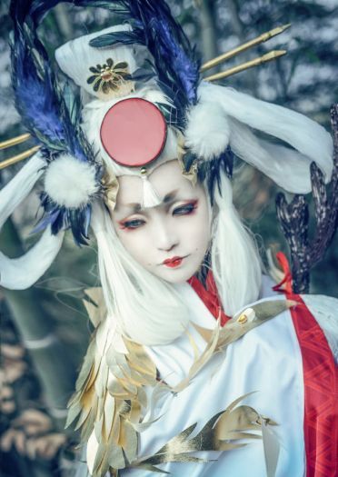 网易手游阴阳师 姑获鸟 金鸾鹤 cosplay(1)