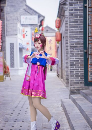 守望先锋Dv.a 新年皮肤COS