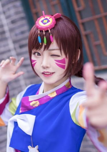 守望先锋Dv.a 新年皮肤COS