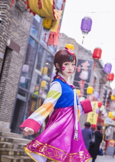 守望先锋Dv.a 新年皮肤COS