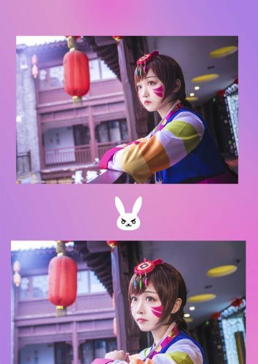 守望先锋Dv.a 新年皮肤COS