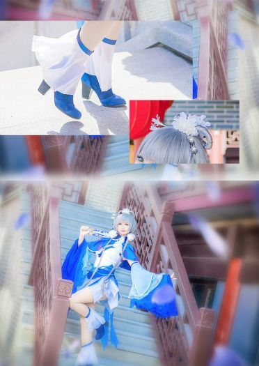 VOCALOID 洛天依 冬至芍药 cosplay(1)