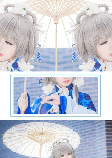 VOCALOID 洛天依 冬至芍药 cosplay(1)