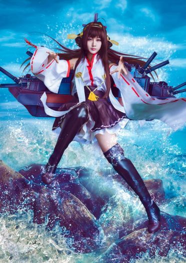 舰队Collection元气满满 大傻金刚cos