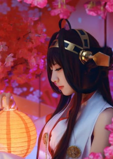 舰队Collection元气满满 大傻金刚cos