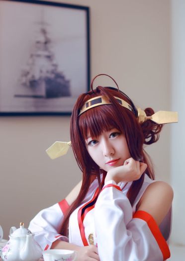 舰队Collection元气满满 大傻金刚cos