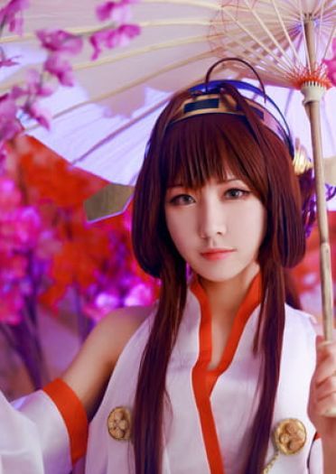 舰队Collection元气满满 大傻金刚cos