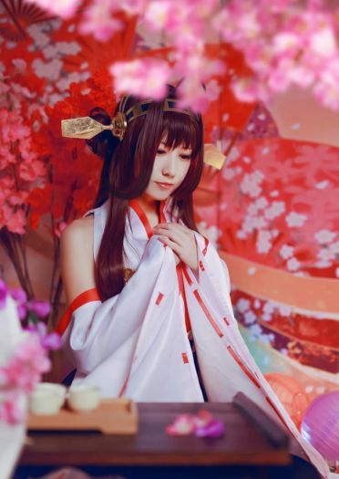 舰队Collection元气满满 大傻金刚cos