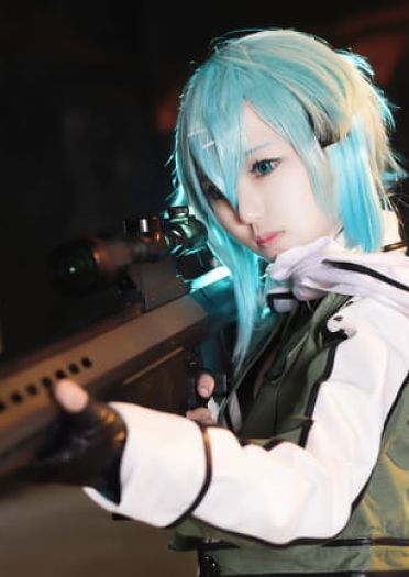 刀剑神域冰之狙击手 朝田诗乃COS