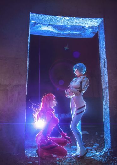 新世纪福音战士 明日香&绫波丽 cosplay