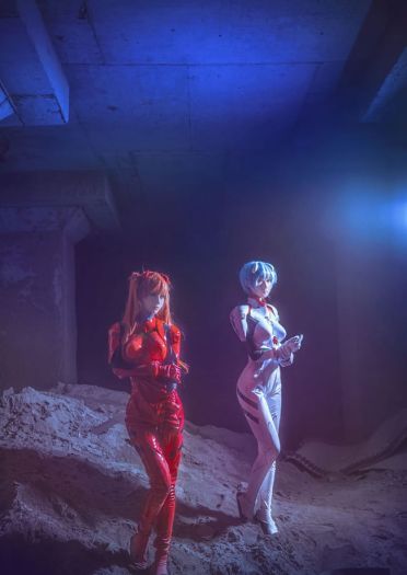 新世纪福音战士 明日香&绫波丽 cosplay