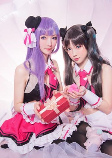 街头巧克力女仆 远坂凛cos