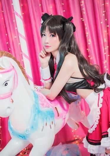 街头巧克力女仆 远坂凛cos