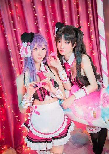 街头巧克力女仆 远坂凛cos