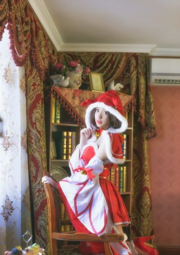 貂蝉 圣诞恋歌 王者荣耀 cos正片