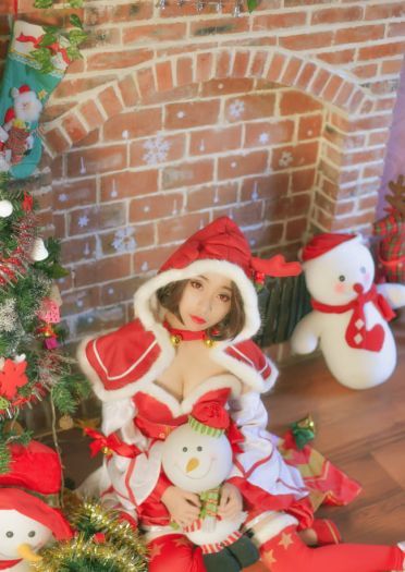 貂蝉 圣诞恋歌 王者荣耀 cos正片