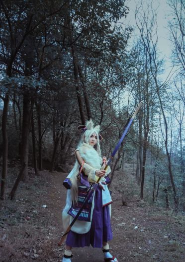 用足，胴造，备弓，起弓，拉弓，会，离，残心---阴阳师白狼